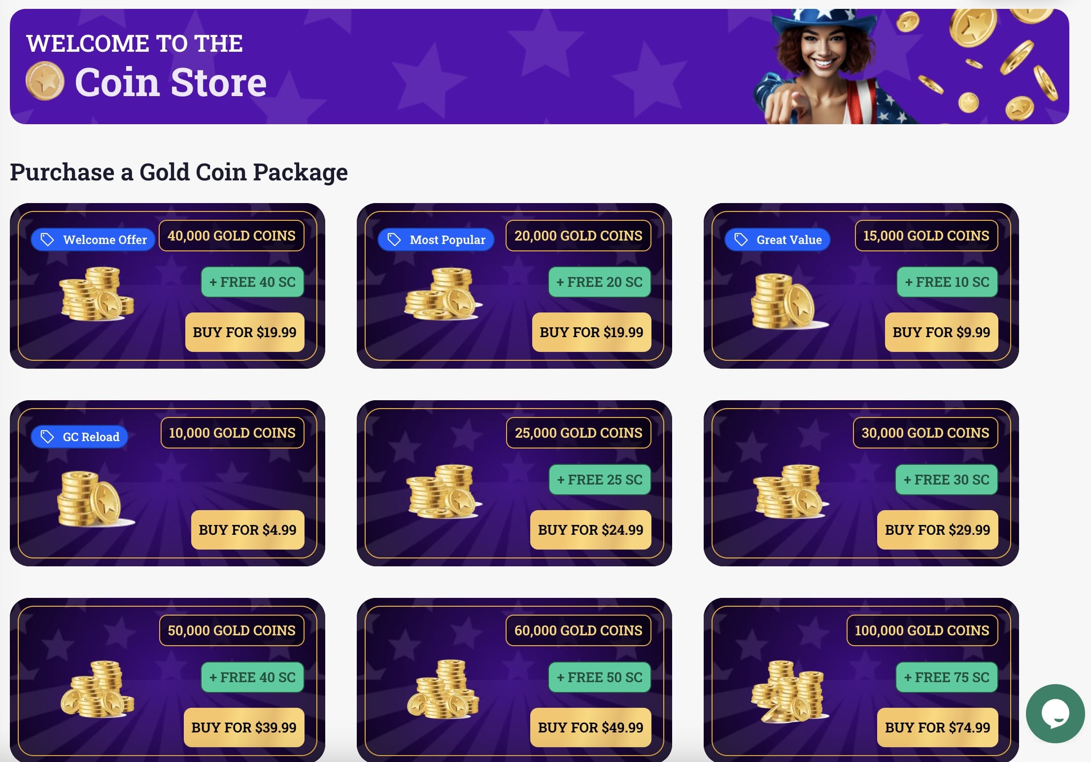 Lucky Me Casino Coin Store