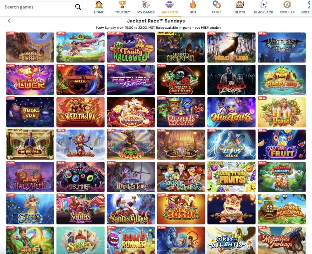 Jackpot Race Sundays Slots BetRivers.net